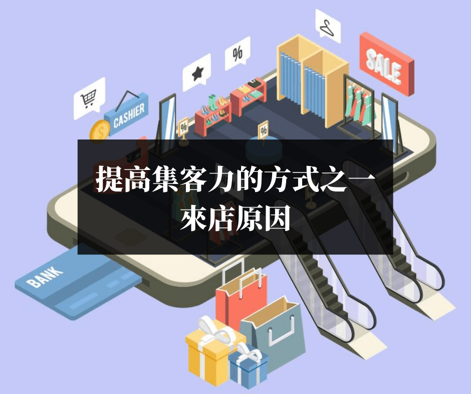 提高集客力的方式之一-來店原因